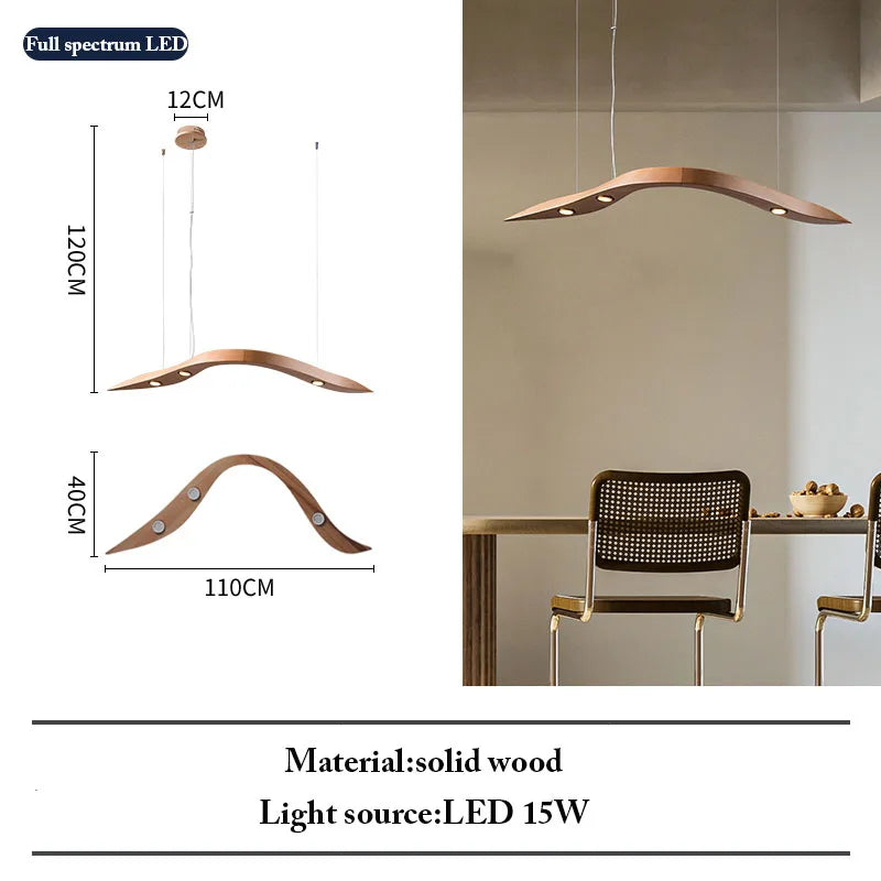 Modern Wood Pendant Lamp