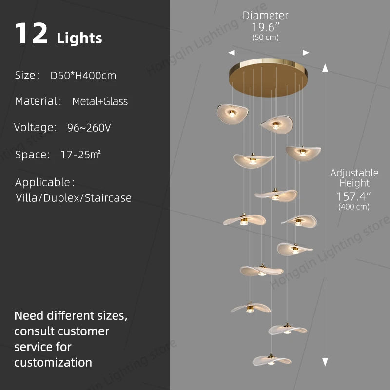 Nordic Stone Pendant Chandelier