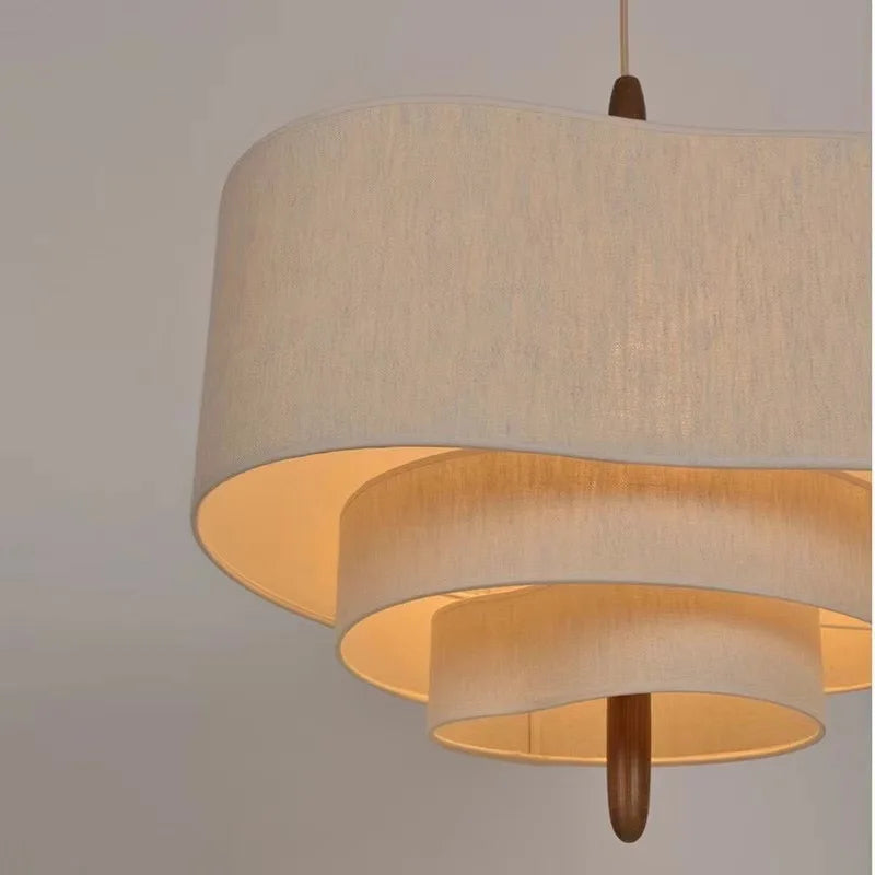 Wabi-Sabi Fabric Pendant Chandelier