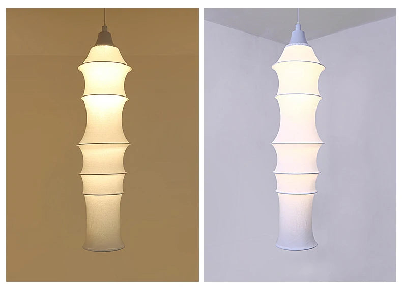 Wabi-Sabi Fabric Pendant Chandelier