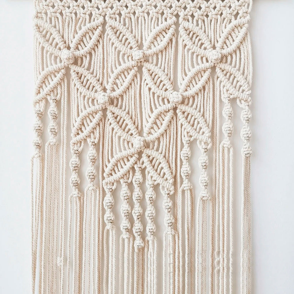 Boho Beige Macrame Wall Hanging