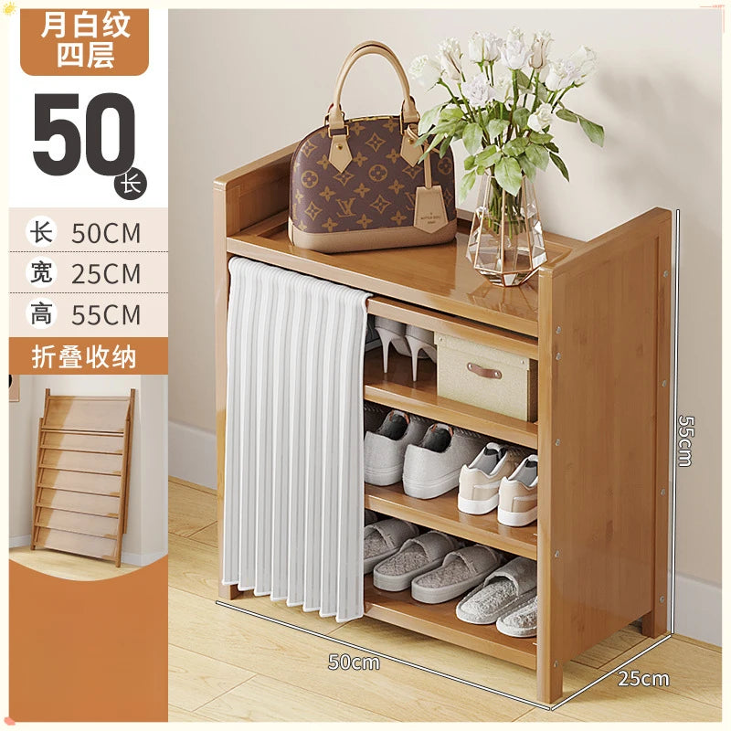 Bamboo Shoe Rack