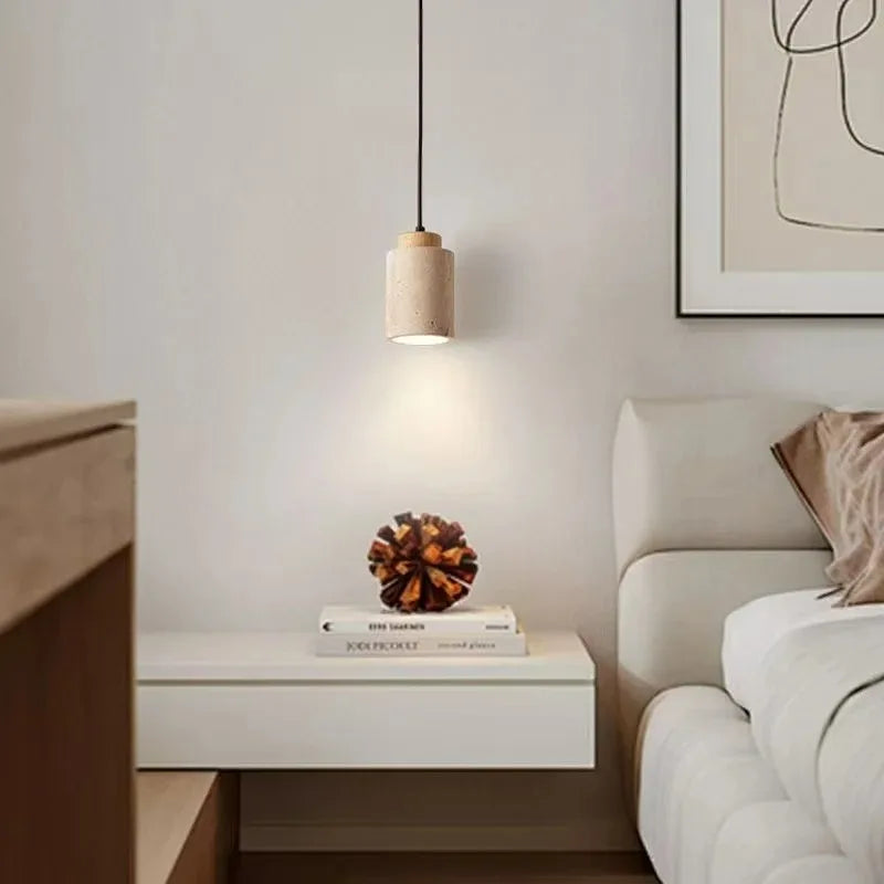 Japanese Wooden Pendant Lamp