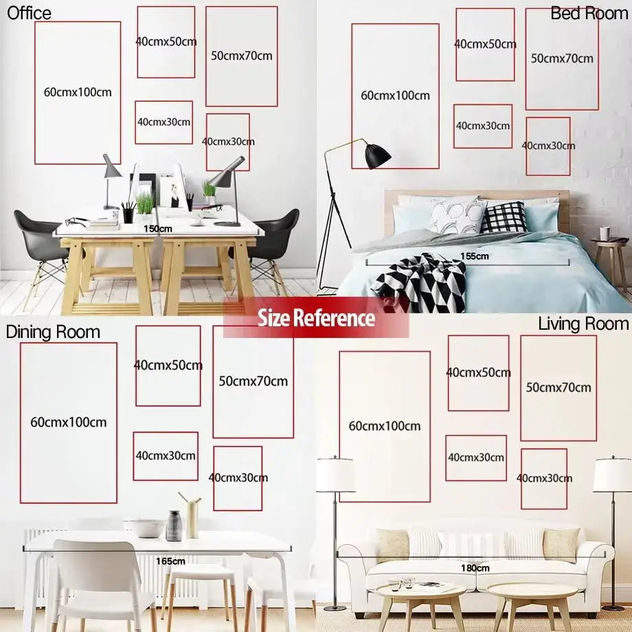 Modern Rectangular Canvas Wall Art