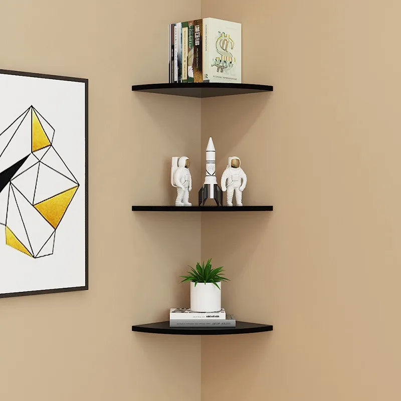 Floating Corner Wall Shelf