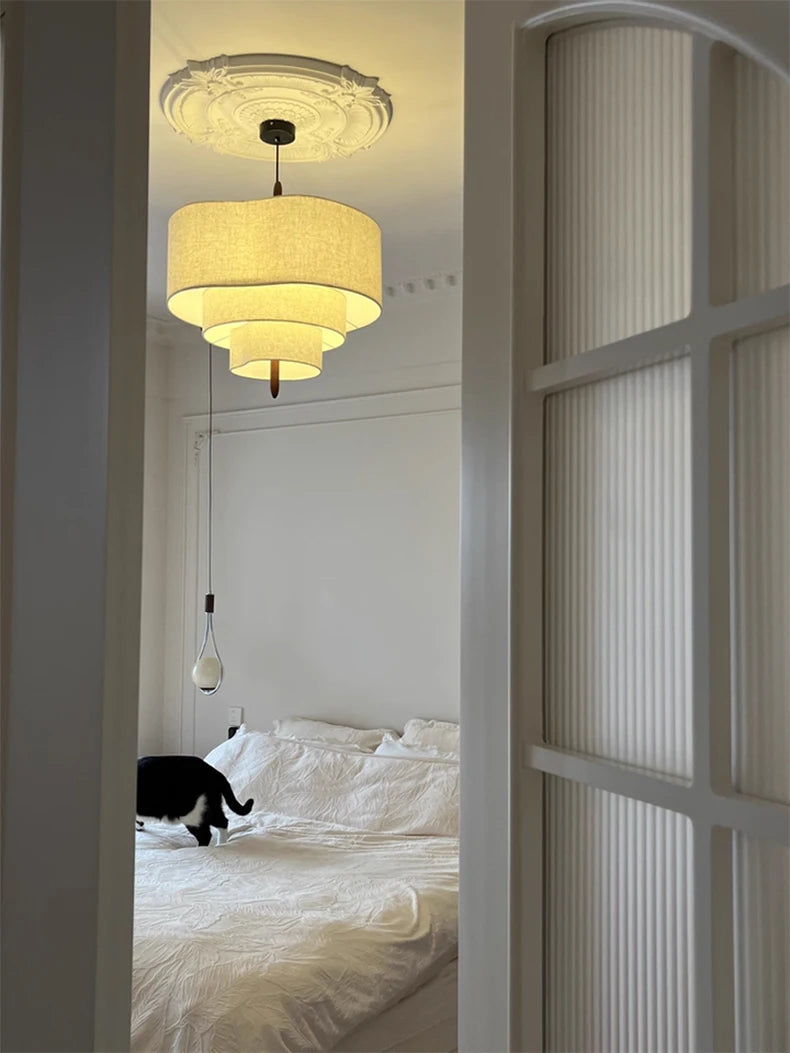 Wabi-Sabi Fabric Pendant Chandelier
