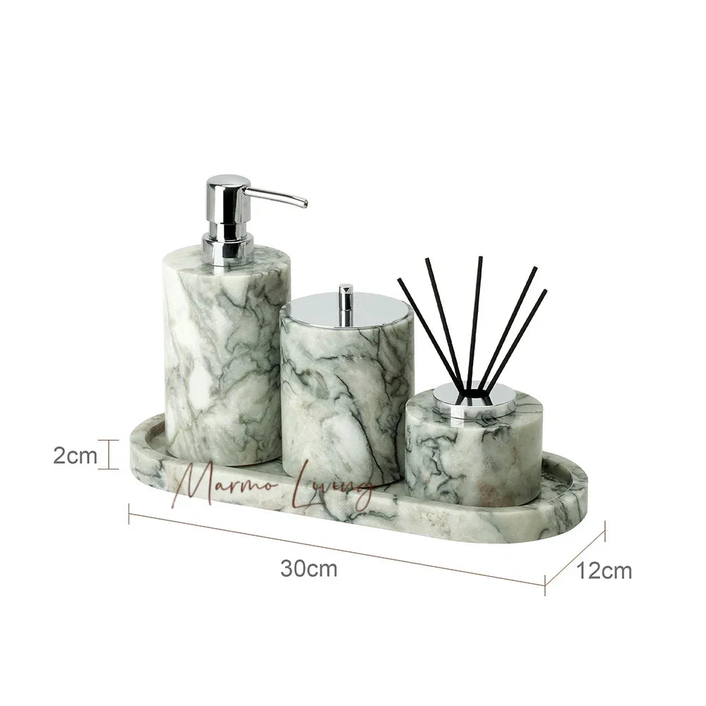 Emerald Marble Bathroom Set