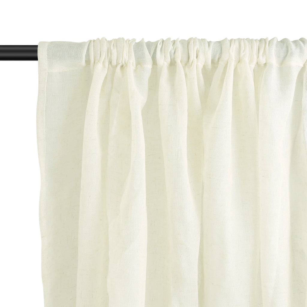 Modern Linen Sheer Curtains
