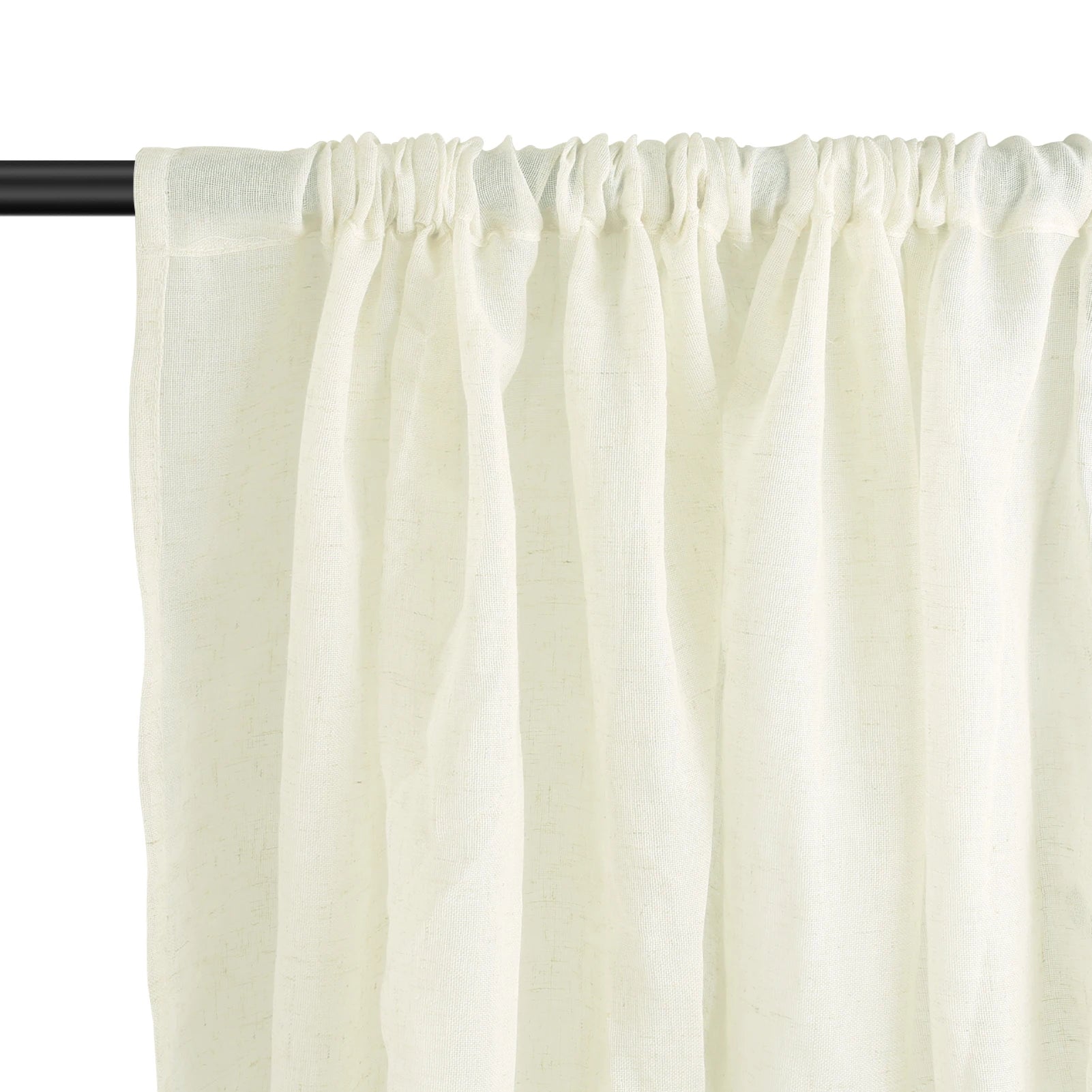 Modern Linen Sheer Curtains
