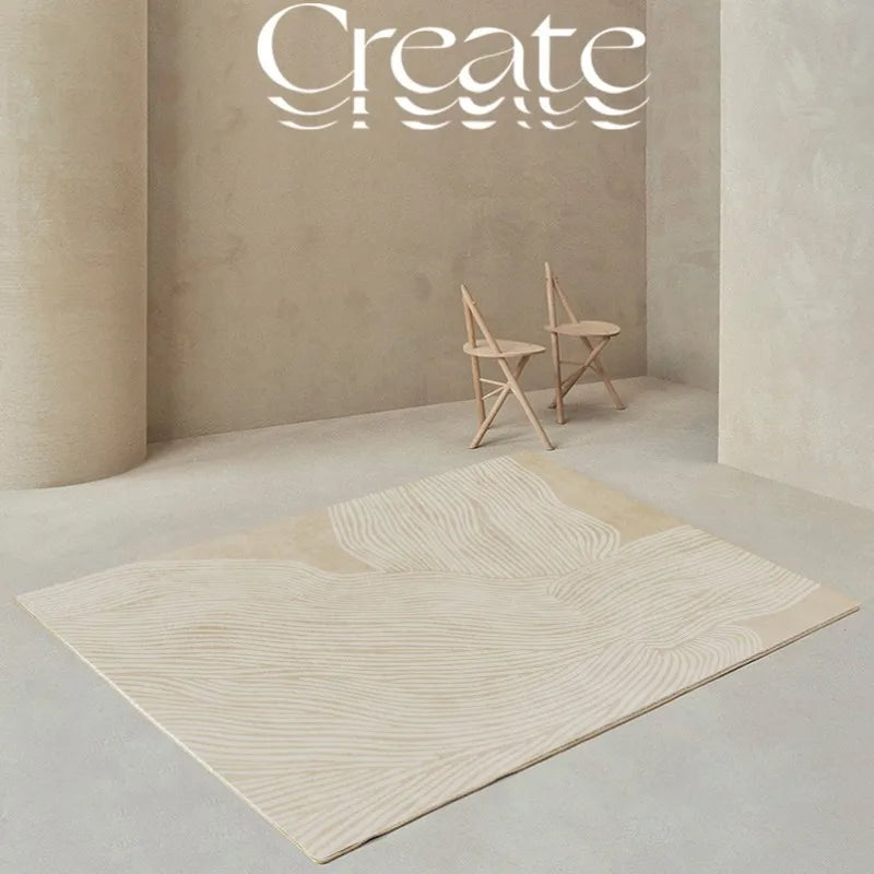 Abstract Plush Area Rug