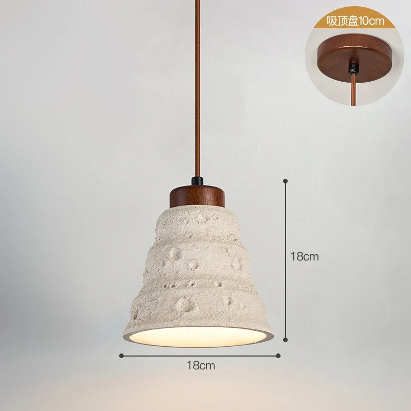 Wabi-Sabi Cement Pendant Chandelier