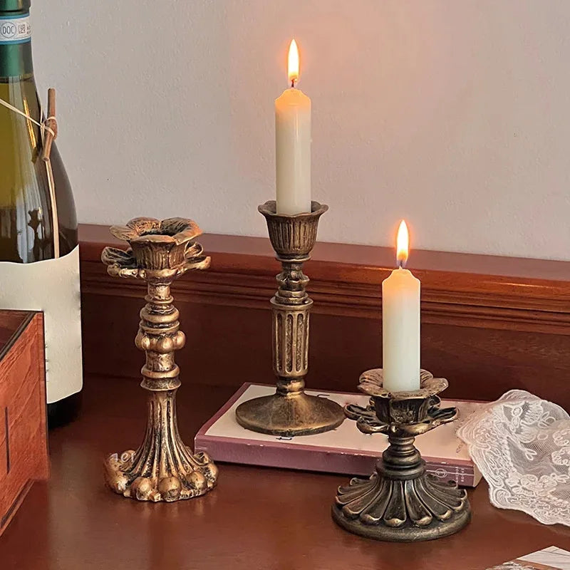 Vintage Resin Candlestick