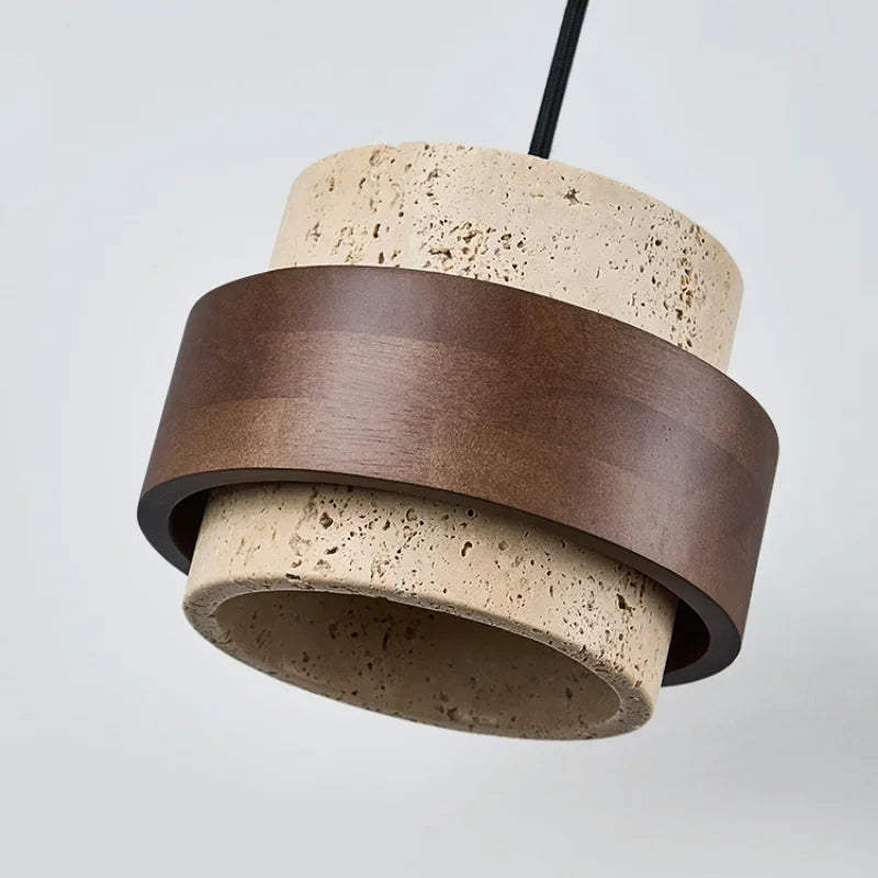 Japanese Stone Pendant Chandelier