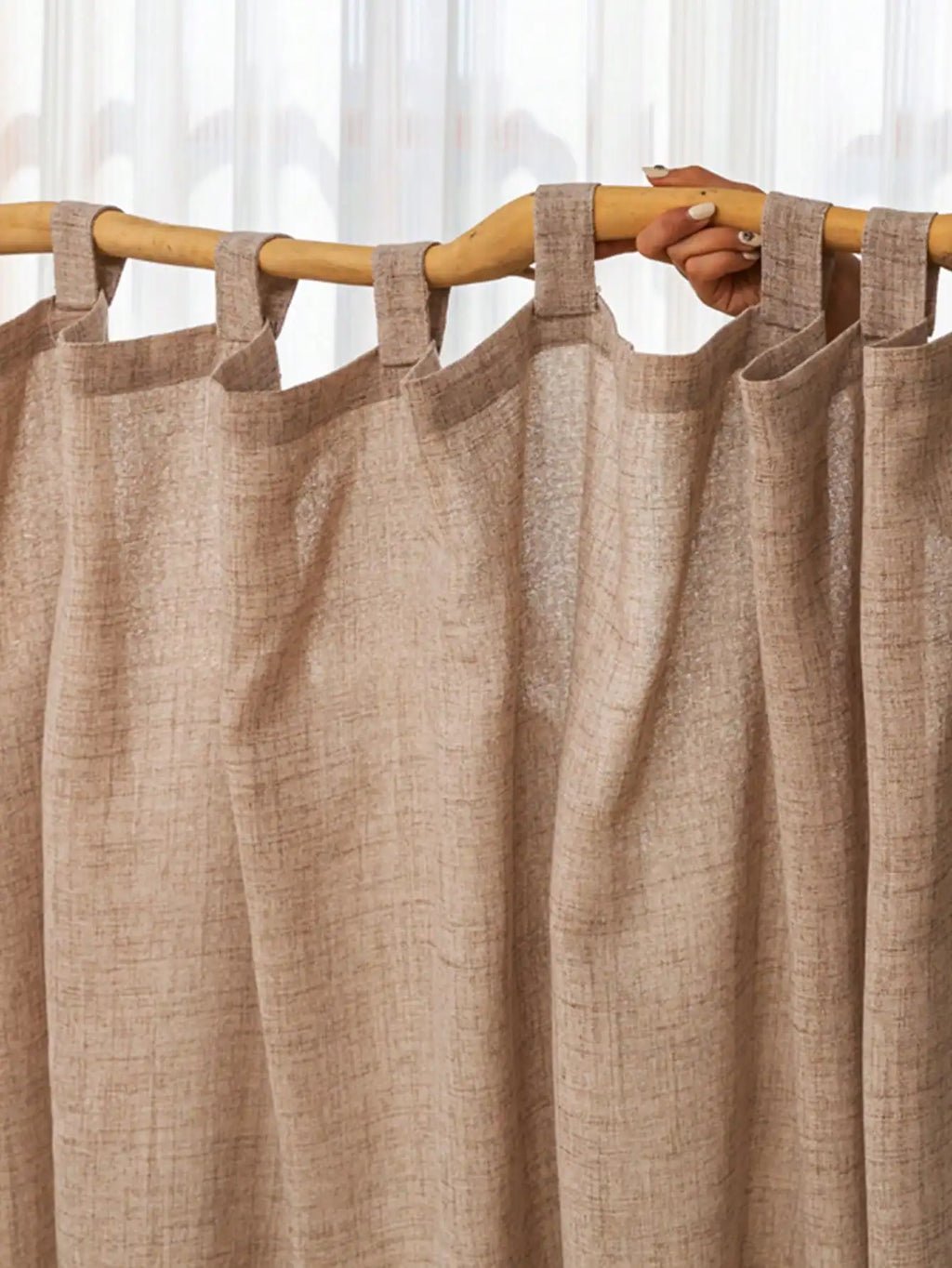 Japanese Cotton-Linen Sheer Curtains