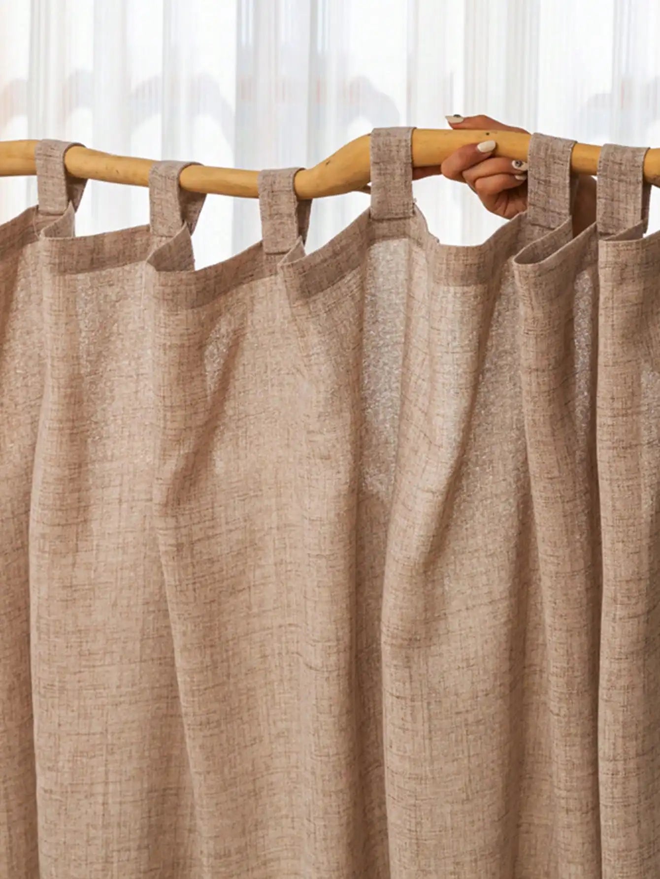 Japanese Cotton-Linen Sheer Curtains