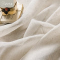 Modern Cotton-Linen Sheer Curtains