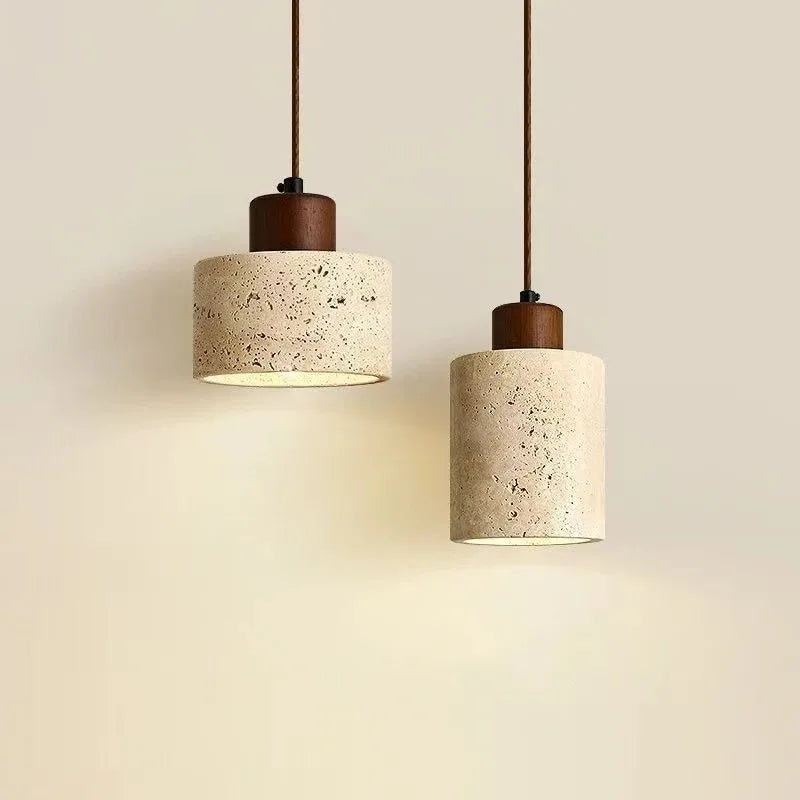 Japanese Wooden Pendant Lamp