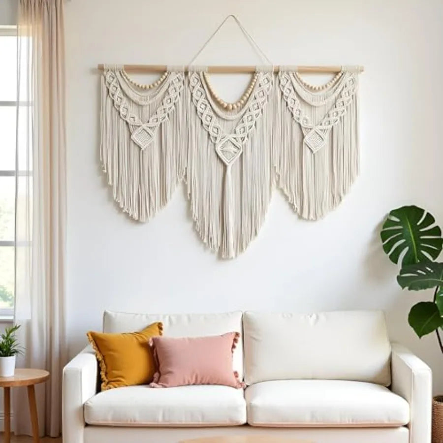Boho Macrame Wall Hanging