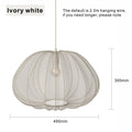 Wabi-Sabi Fabric Pendant Lamp