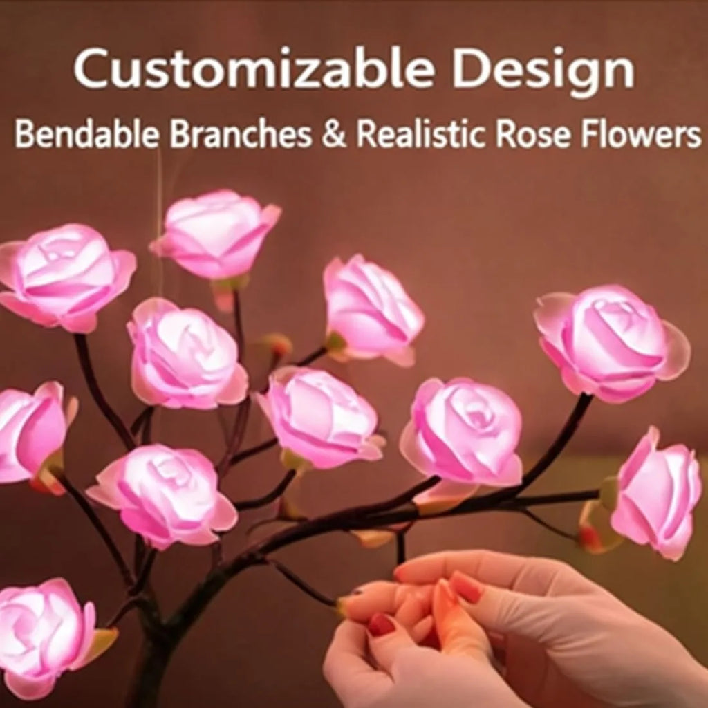 Color-Changing Rose Tree Lamp