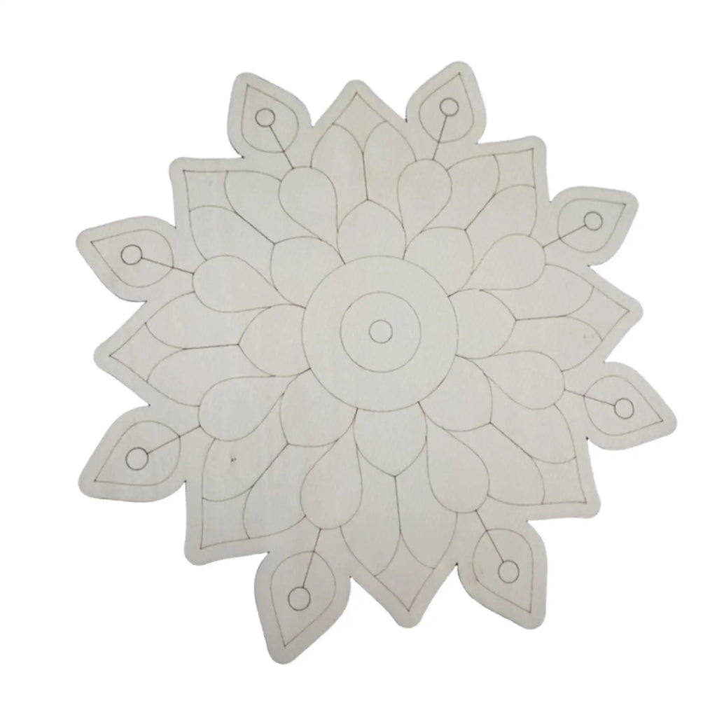 Boho Geometric Natural Wood Wall Sculpture