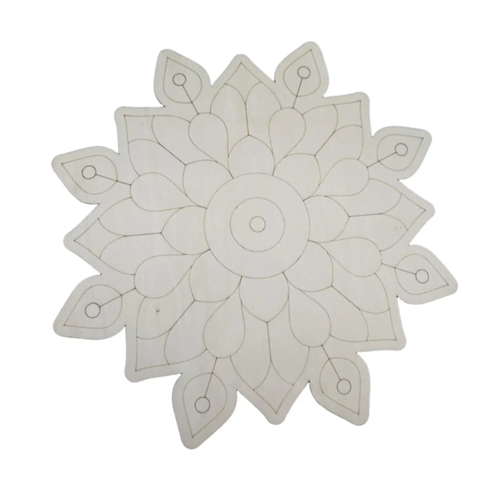 Boho Geometric Natural Wood Wall Sculpture