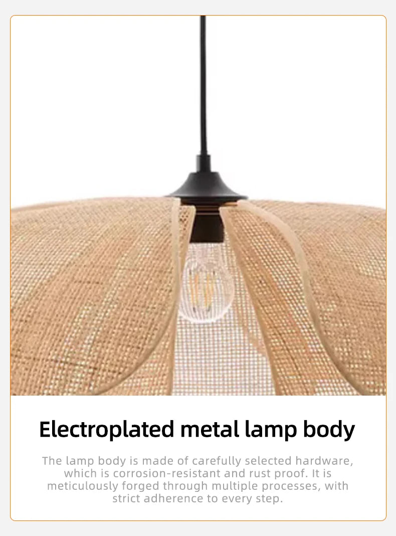 Wabi-Sabi Fabric Pendant Chandelier