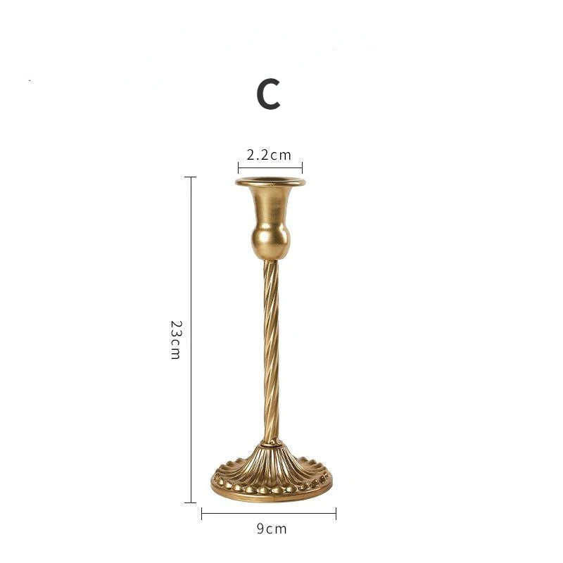 Brass Candlestick (3-Piece Set)