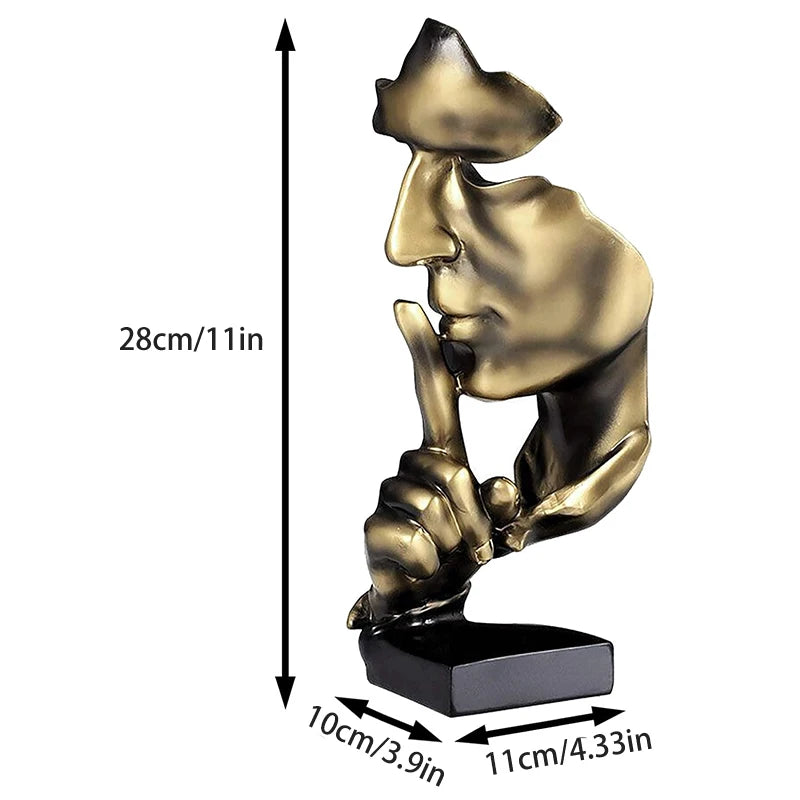 Thinker Figurine Sculpture