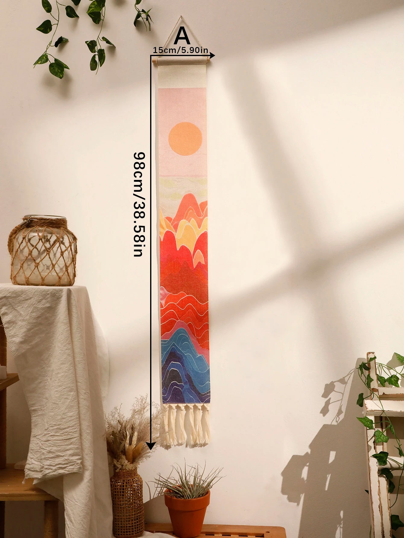 Sunset Macrame Tapestry