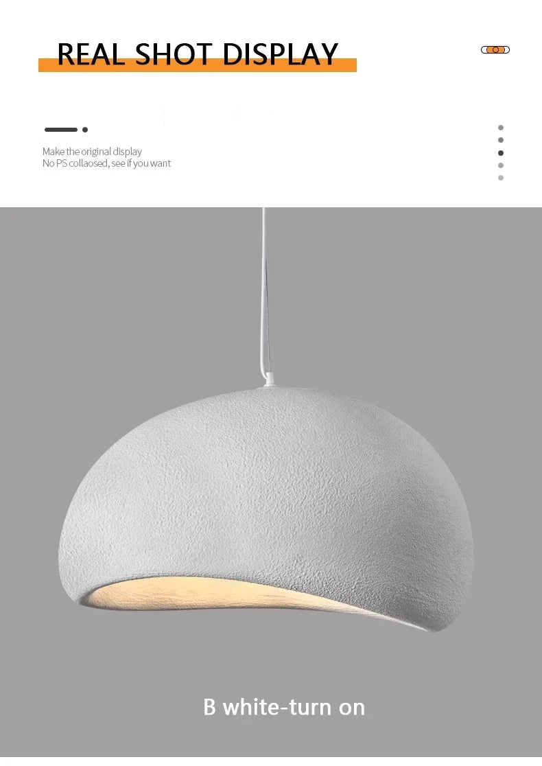 Wabi-Sabi Paper Pendant Chandelier