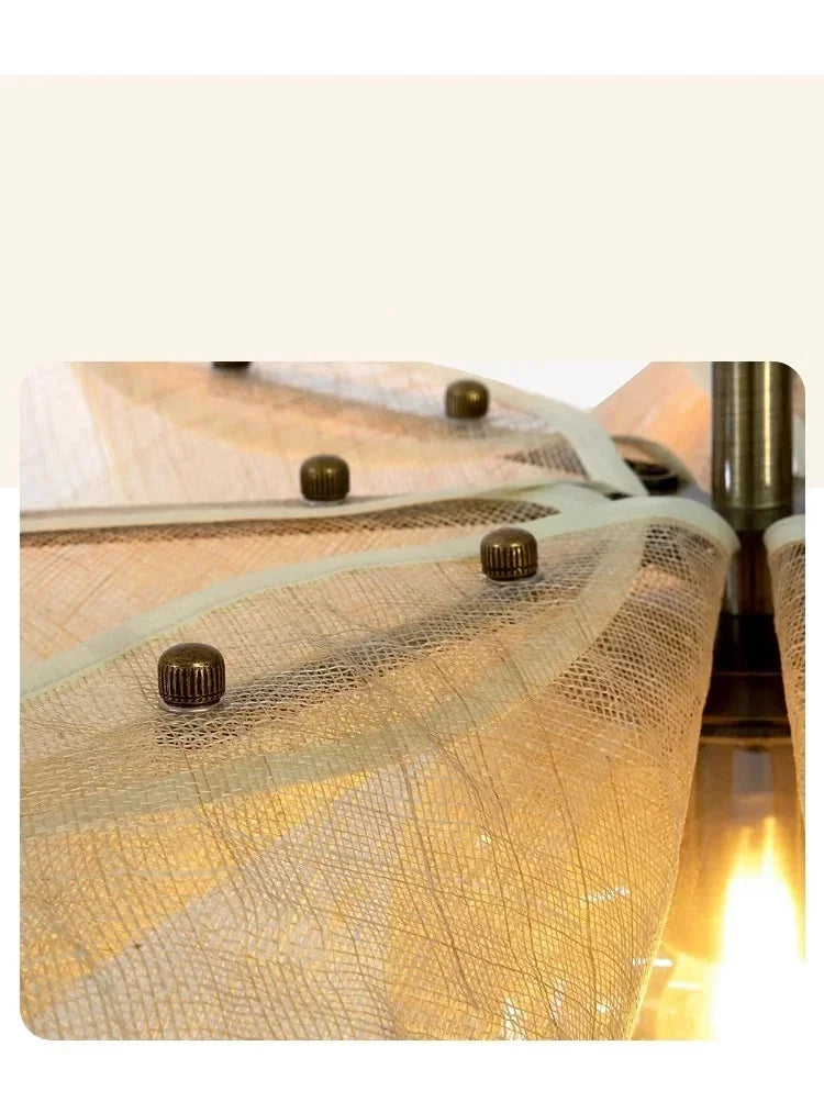 Wabi-Sabi Fabric Pendant Chandelier