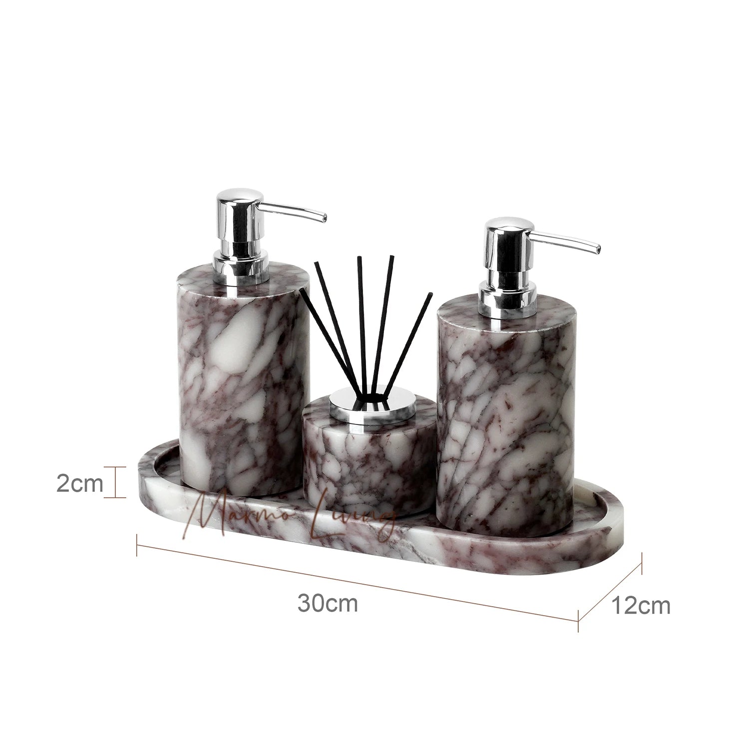 Calacatta Viola Bath Set
