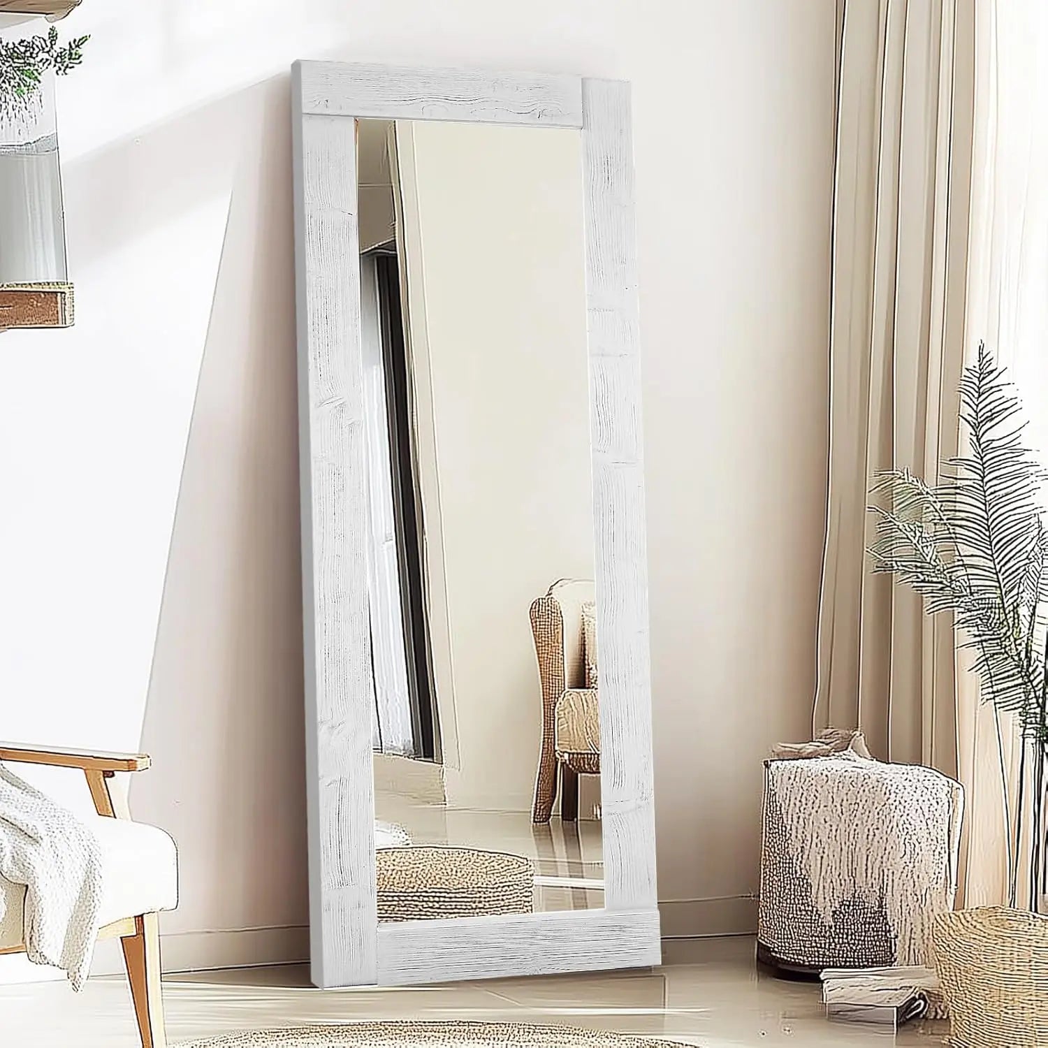 Arched Full-Length Wall Mirror