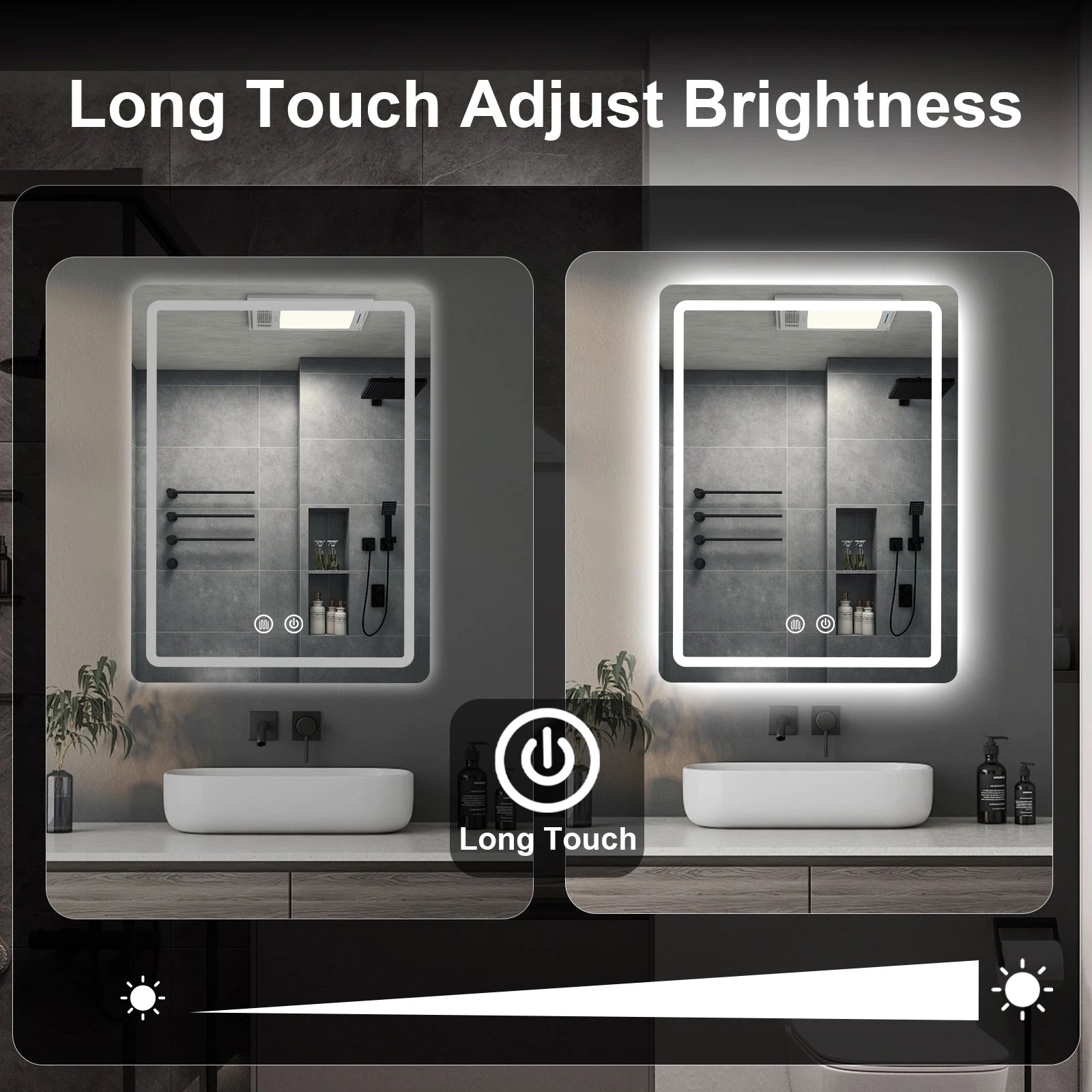 Backlit LED Bathroom Mirror