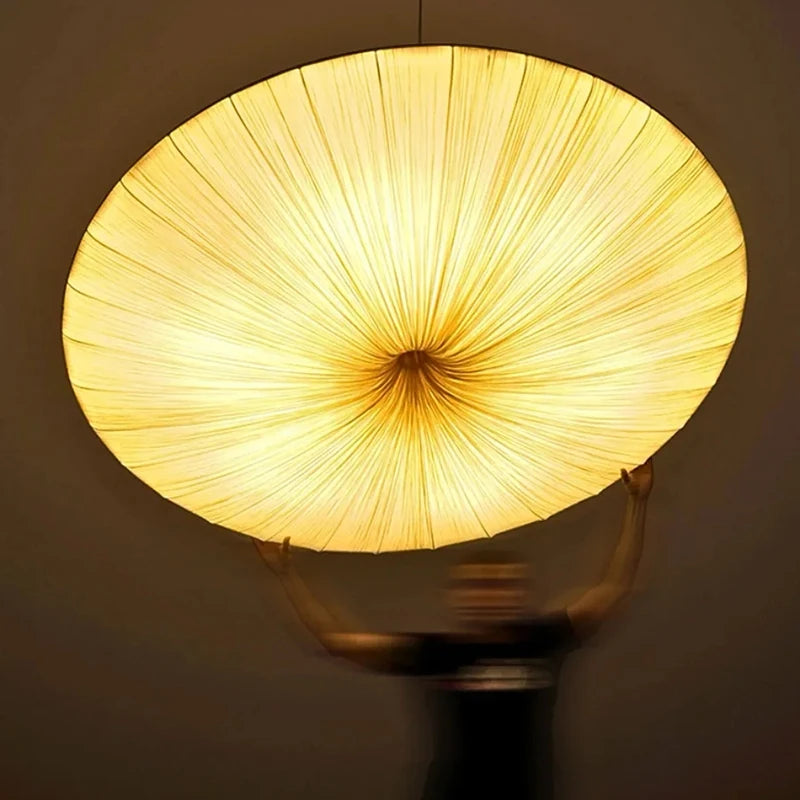 Wabi-Sabi Fabric Pendant Chandelier