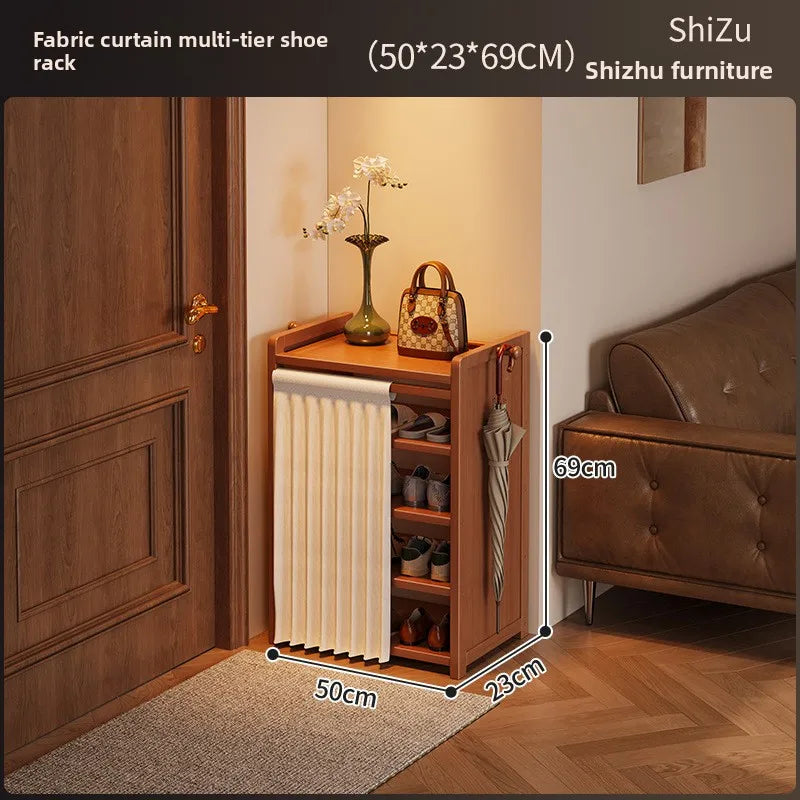 Bamboo Shoe Storage Cabinet