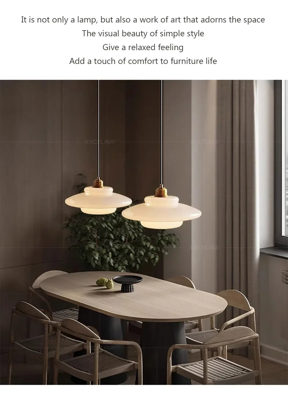 Nordic Stone Pendant Lamp