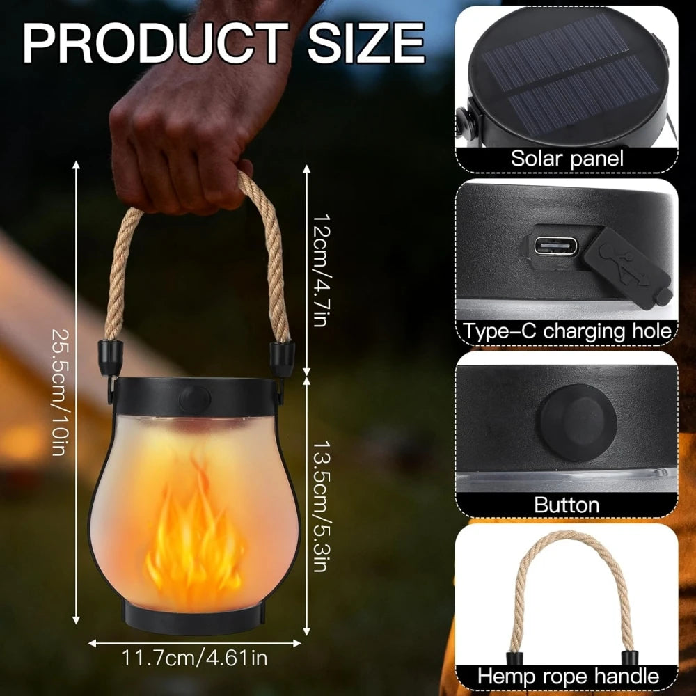 Solar Flame Lantern