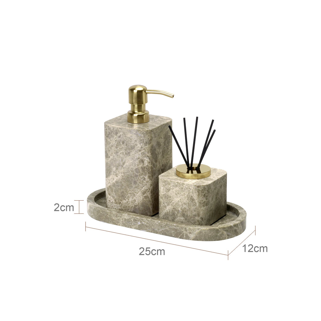 Emperador Light Marble Set