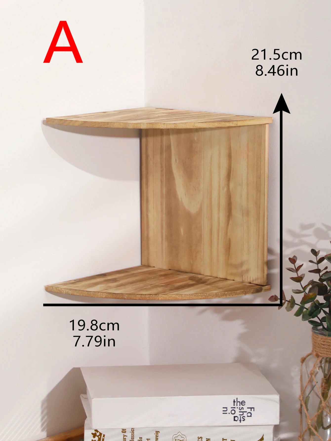 Floating Corner Wall Shelf