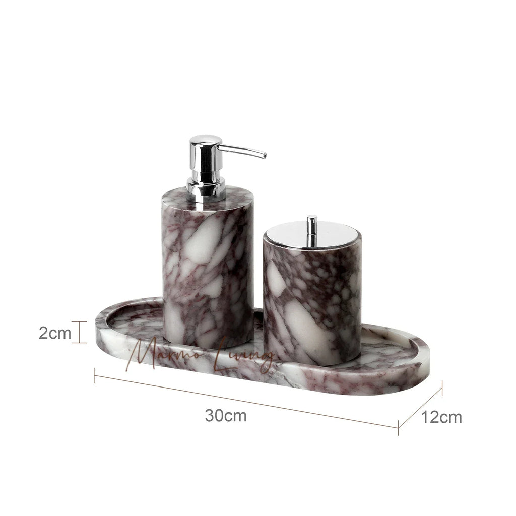 Calacatta Viola Bath Set