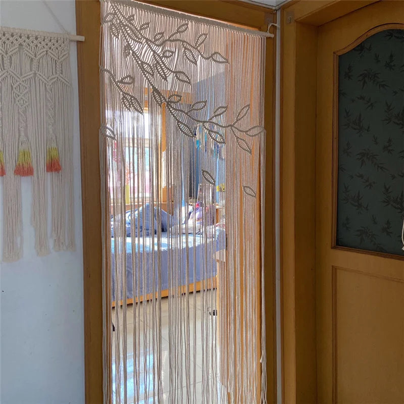 Macrame Door Curtain