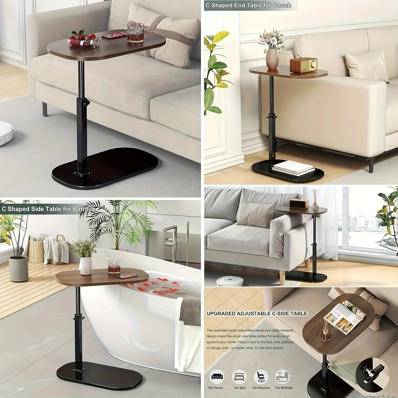 Wood Side Table
