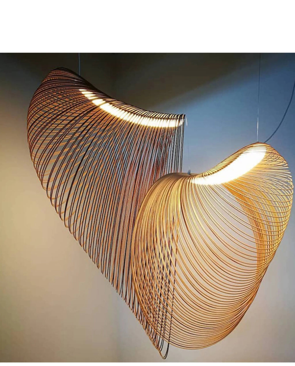 Wabi-Sabi Wood Pendant Lamp