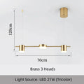 Modern LED Linear Chandelier