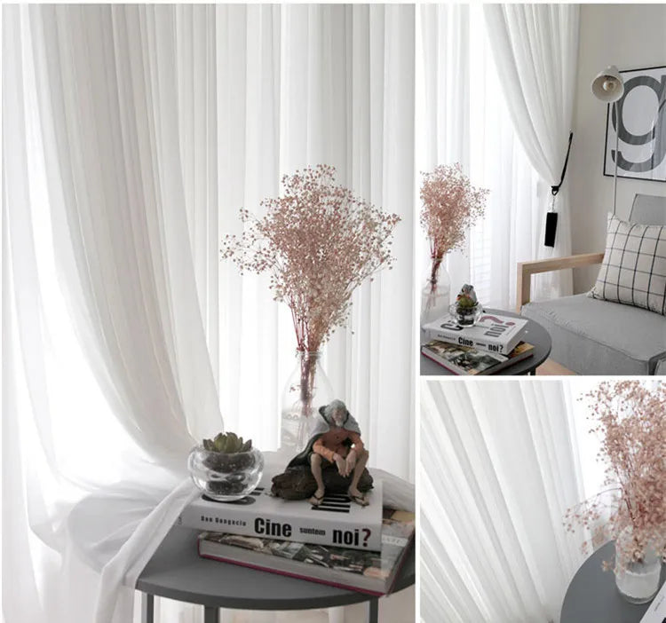 Modern Tulle Sheer Curtains