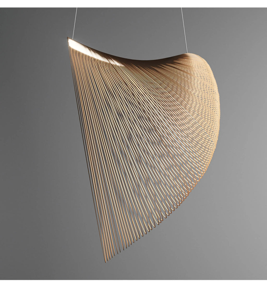 Wabi-Sabi Wood Pendant Lamp