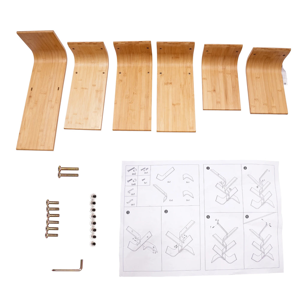 Bamboo Desktop Bookshelf
