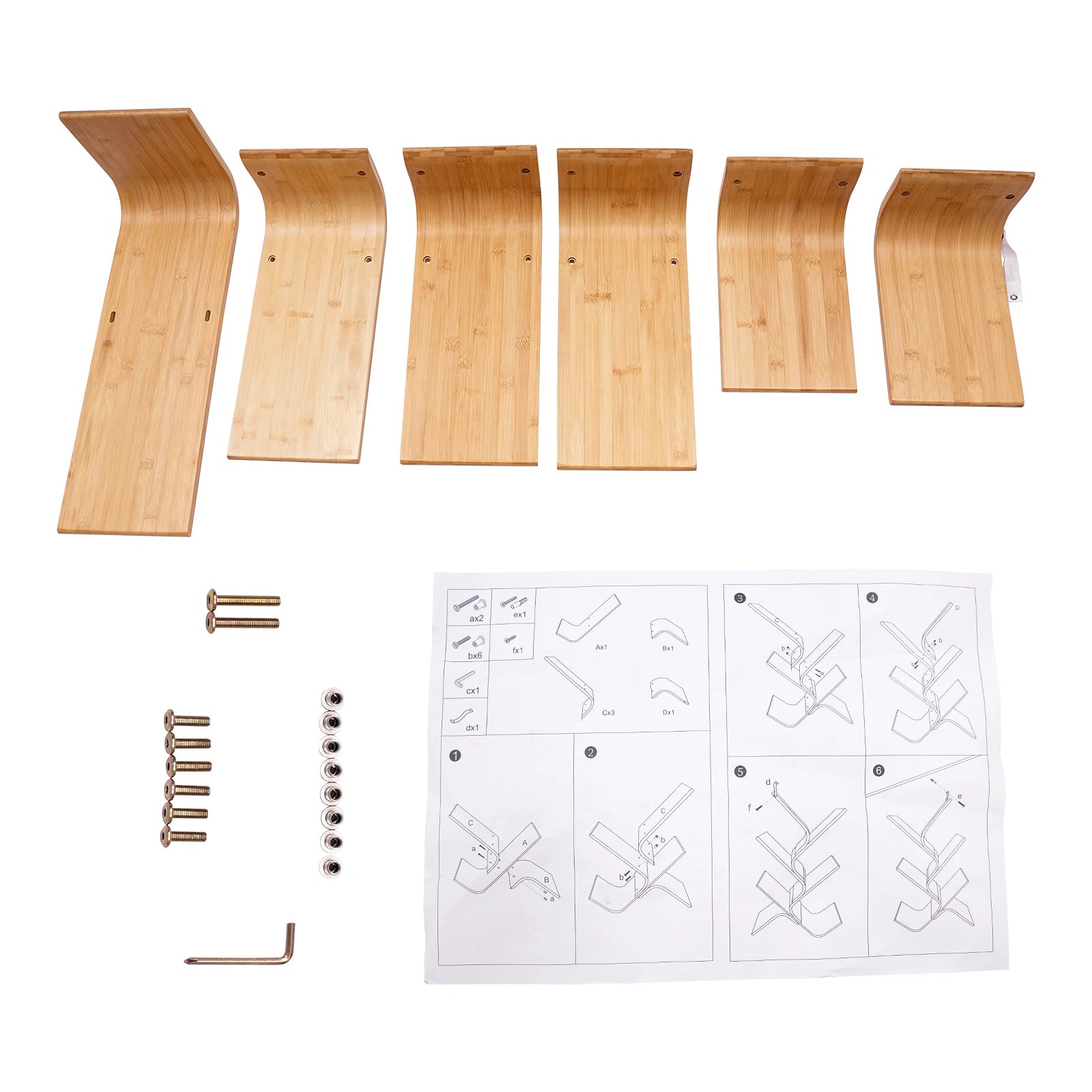 Bamboo Desktop Bookshelf